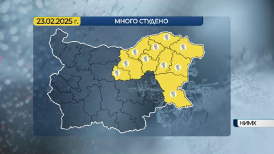 Слънчево, но студено и в неделя